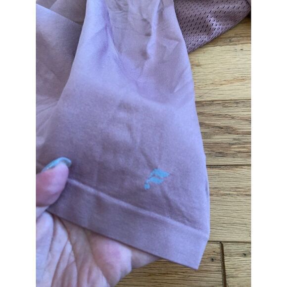 Fabletics Musetta Seamless Long Sleeve Women's Dusty Pink Athletic Top Size XXS - Picture 8 of 8